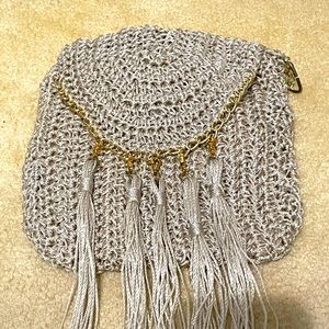Crochet crossbody purse